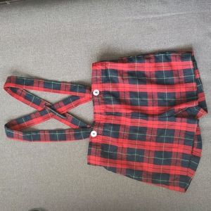 Adorable Plaid Romper sz 4T